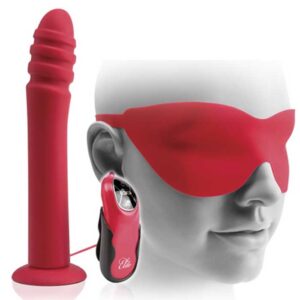 Penetrador estriado - FETISH FANTASY ELITE VIBRATING 9 DILDO - PIPEDREAM - Sexshop