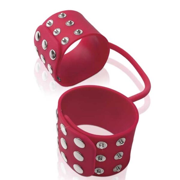 Algema vermelha - SILICONE CUFFS RED - PIPEDREAM - Sexshop-18835