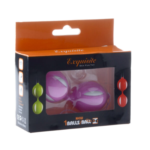 Bolas Ben-Wa Pompoarismo em Silicone - Sexshop