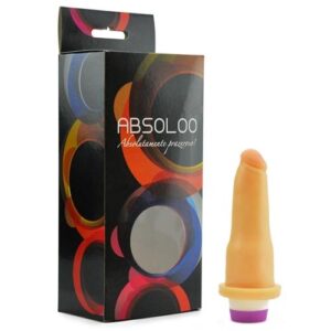 Pênis 14cm com vibrador multivelocidade - ABSOLOO - Sexshop