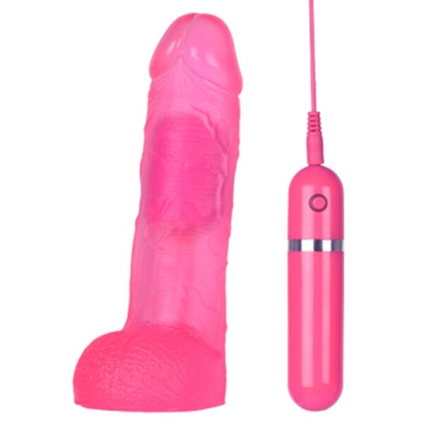 Pênis rosa translúcido 10 velocidades - G GIRL STYLE - NANMA - Sexshop-18348