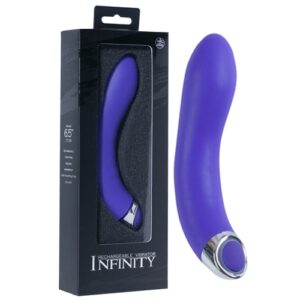 Vibrador recarregável curvo com 10 ritmos - INFINITY RECHARGEABLE VIBRATOR - NANMA - Sexyshop