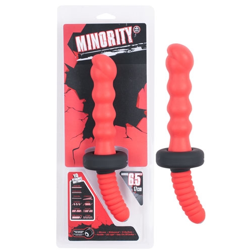 Vibrador flexível ondulado com 10 padrões de vibrações e luz de led - MINORITY - NANMA - Sexy shop-0