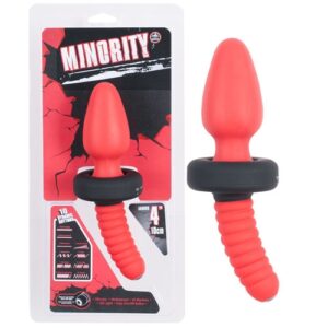 Plug anal com 10 padrões de vibrações e luz de led - MINORITY - NANMA - Sexyshop-0