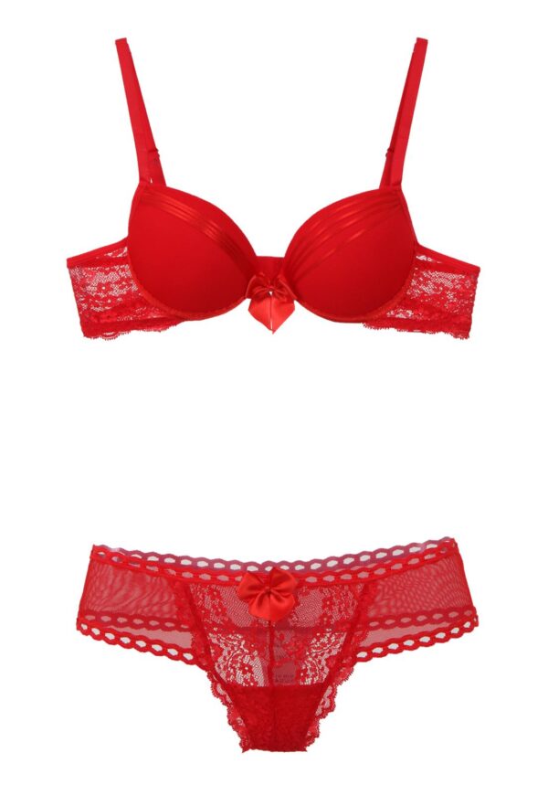 Conjunto Felicia Vermelha Sapeka - Sexshop