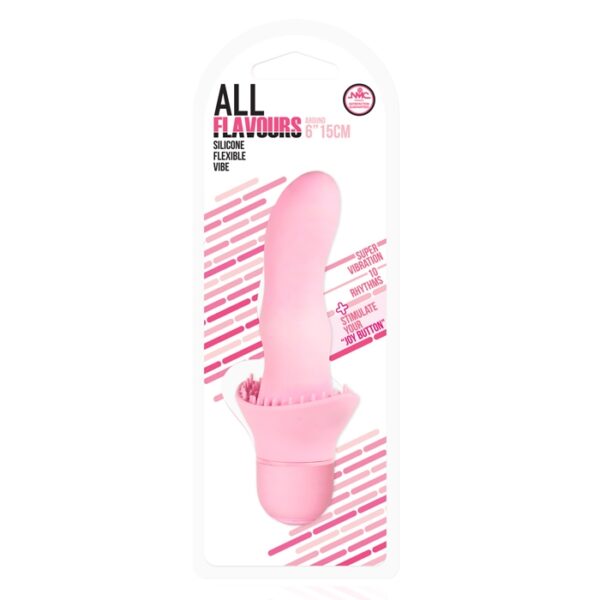 sexshop, Vibrador ponto G com cerdas massageadoras e 10 velocidades - ALL FLAVOURS - NANMA - Sexshop