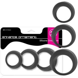 Kit anéis penianos em silicone - ENHANCE ORNAMENT - NANMA-0