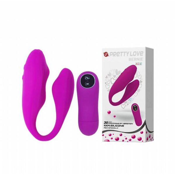 Vibrador Silicone sem fio, Duplo, Recarregável 30V - Sex shop