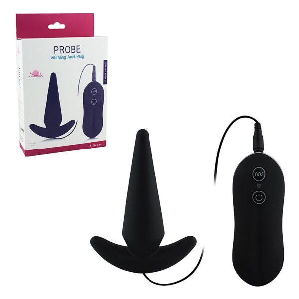 Plug Anal com Vibrador Probe em Silicone Cirúrgico - Aphrodisia (Padrão)