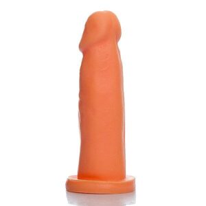 Capa peniana em PVC cor natural 16cm - Sex shop