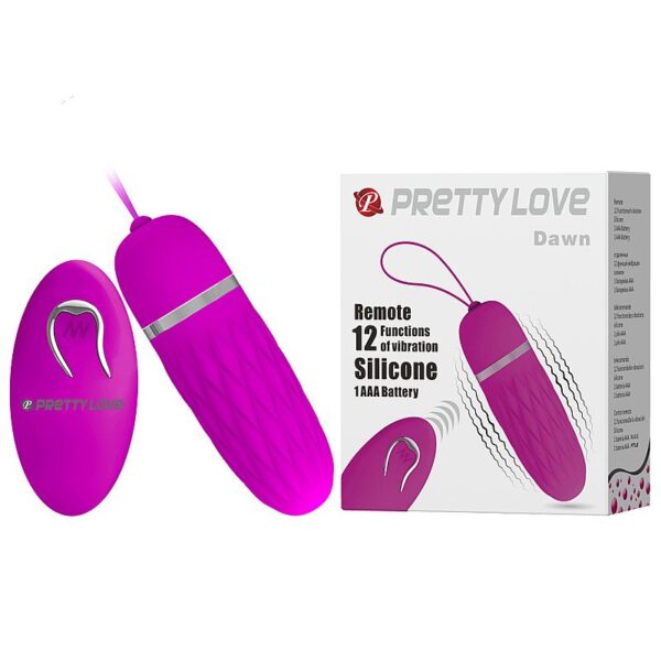 Bullet de Controle Remoto - Pretty Love Dawn - 12 Vibrações - Sex shop