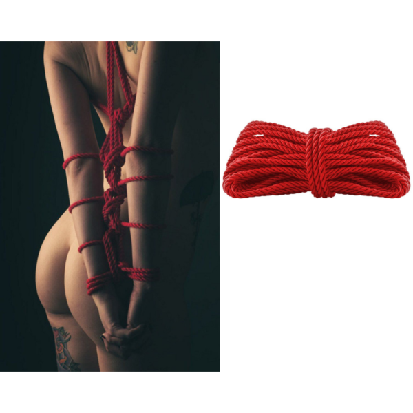 Corda Vermelha Shibari 50 Tons 10 metros Dominatrixxx - Sex shop