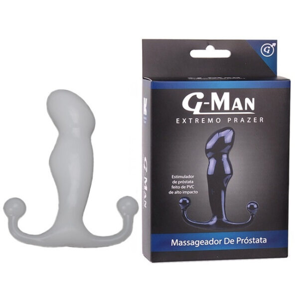 Estimulador de Próstata G-Man Branco - Sexshop