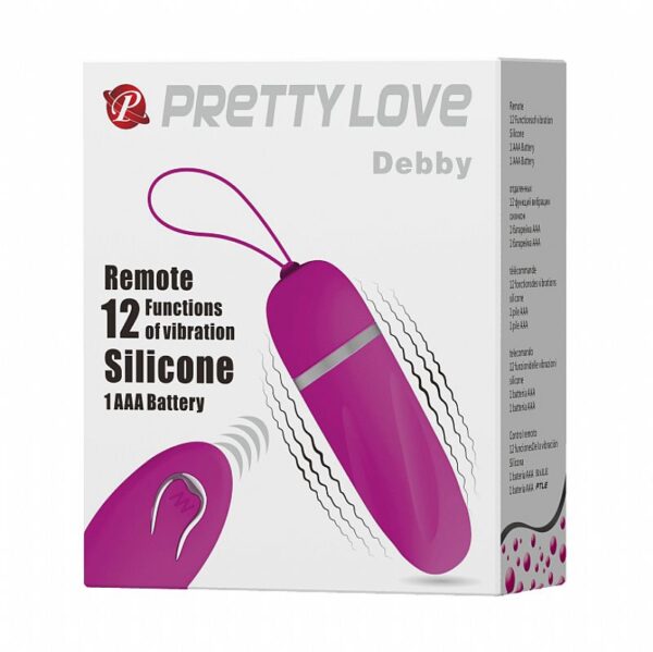 Vibrador Bullet em Silicone Debby - Pretty Love - Sexshop