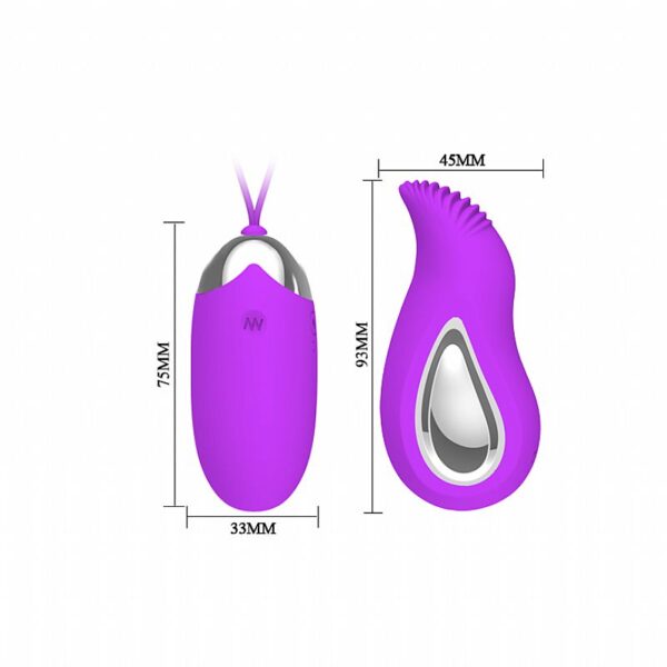 Vibrador Eden com Controle Remoto que Vibra - Pretty Love - Sex shop