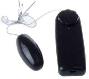 Vibrador bullet em Cápsula Preto - Sexshop