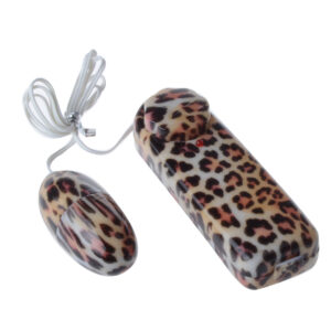 Vibrador Bullet Cápsula Leopardo Multvelocidade - Sexshop