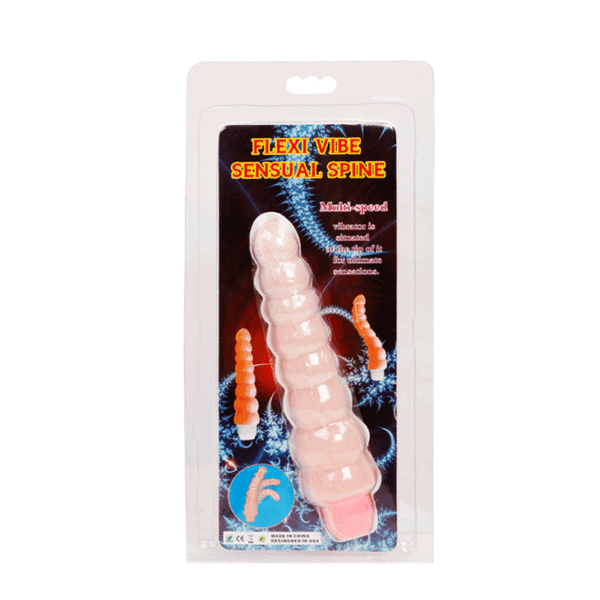 Plug Anal com Vértebras e vibrador - Sexshop