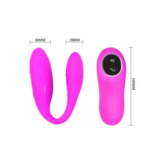 Vibrador Silicone sem fio, Duplo, Recarregável - Sexshop