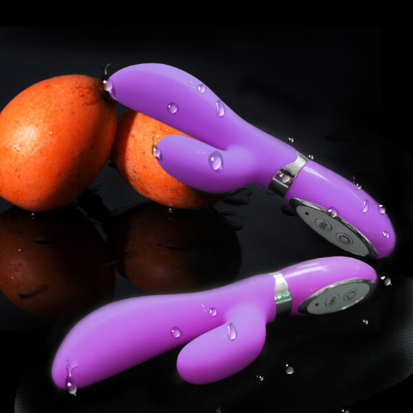 Vibrador Puro Silicone Douplo motor 30Velocidades - Sexshop