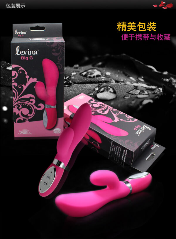 Vibrador Puro Silicone Douplo motor 30Velocidades - Sexshop