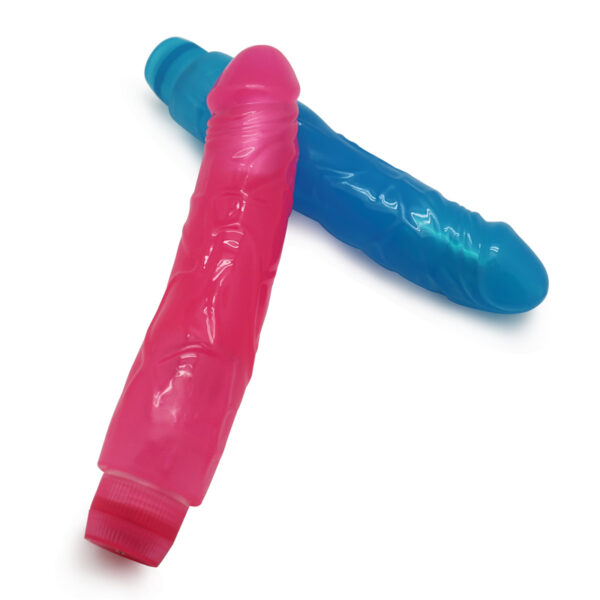 Vibrador Jelly Pênis multivelocidade Super Macio - Sex shop