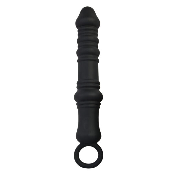 Plug anal Bastão em silicone com alça de segurança - Sexshop