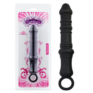Plug anal Bastão em silicone com alça de segurança - Sexshop