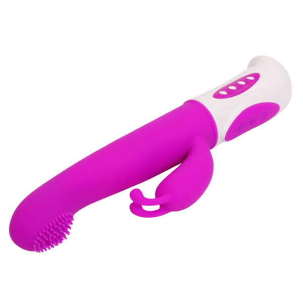 Vibrador Duplo Motor - Pretty Love Hugh - com Movimento no Ponta - Sexshop