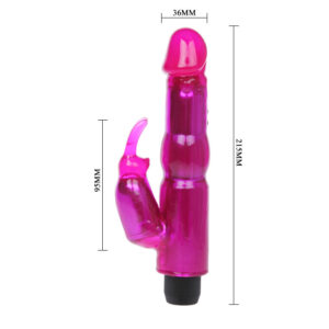 Vibrador Rotativo Coelho Jelly Estimador clitoriano - Sexshop