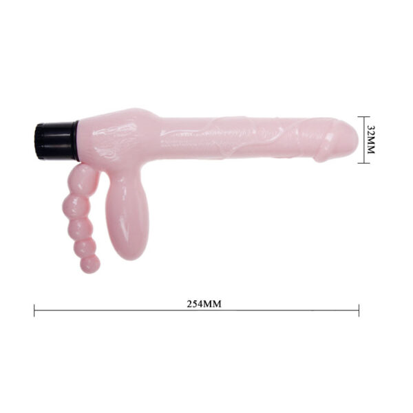 Pênis Strapless Casal Com vibrador e plug anal - Sexshop