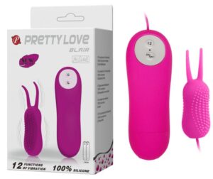 Vibrador estimulador clitoriano 12 velocidades PrettyLove - Sex shop