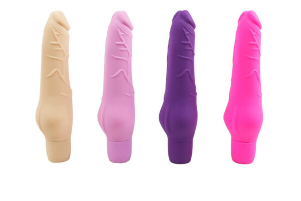 Vibrador em forma de Pênis de silicone 10 Vibrações - Sexshop