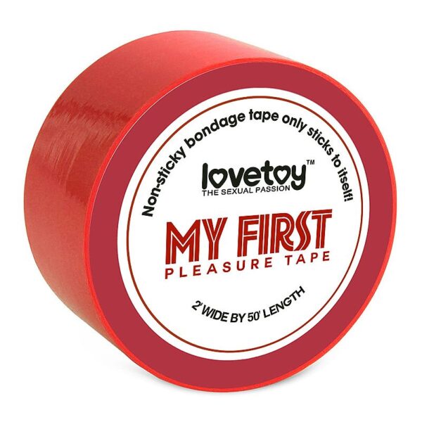 Fita Bondage My First - Autoadesiva Vermelha - Lovetoy - Sex shop
