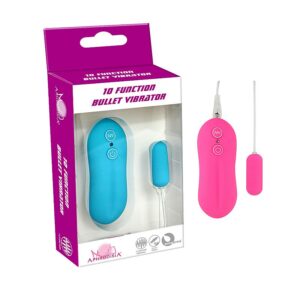 Vibrador Bullet com Controle Remoto - Pink 10 Modos de Vibração