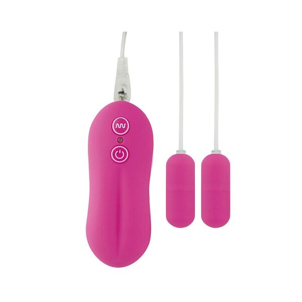 Vibrador Dual Bullet - pink - 10 Modos de Vibração - Sexshop