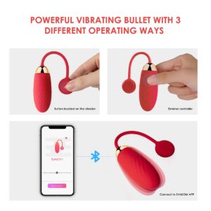 Vibrador via APP Celular Massageador Via Bluetooth Ella - Svakom - Sexshop