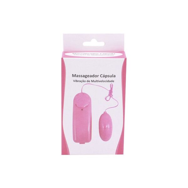 Vibrador bullet em Cápsula Rosa - Sexshop