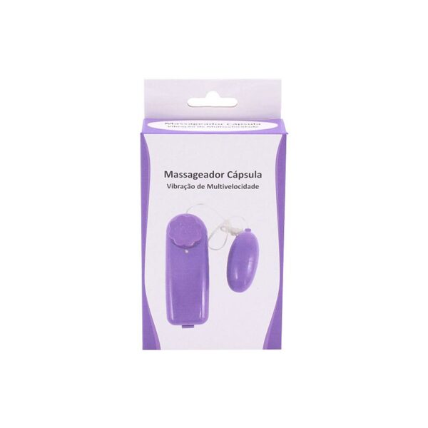 Vibrador bullet em Cápsula Roxo - Sexshop