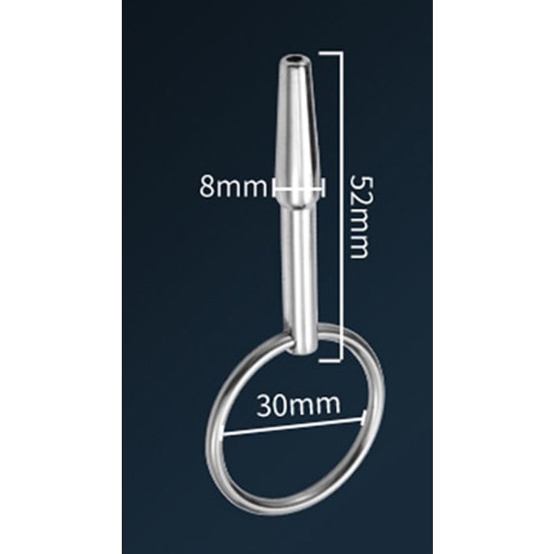 Penetrador Canal urinário com anel peniano - Sex shop