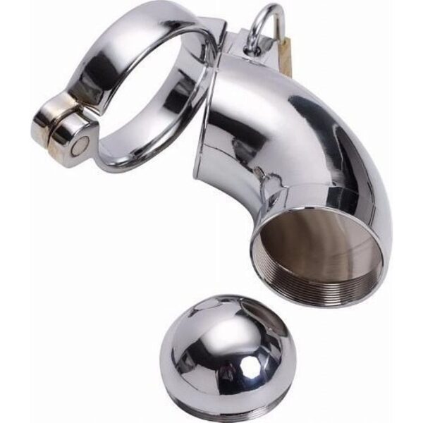 Cinto de Castidade Todo Fechado - Argola de 4cm - Sexshop