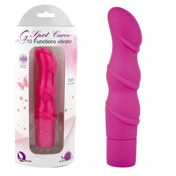 Vibrador Puro Silicone 10Vibrações Ponto G - Sex shop