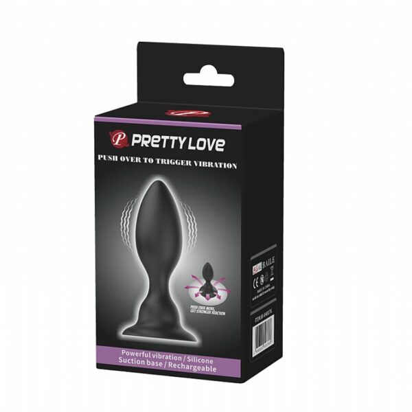 Plug Anal Vibrador Push Over To Trigger Vibration - Pretty Love