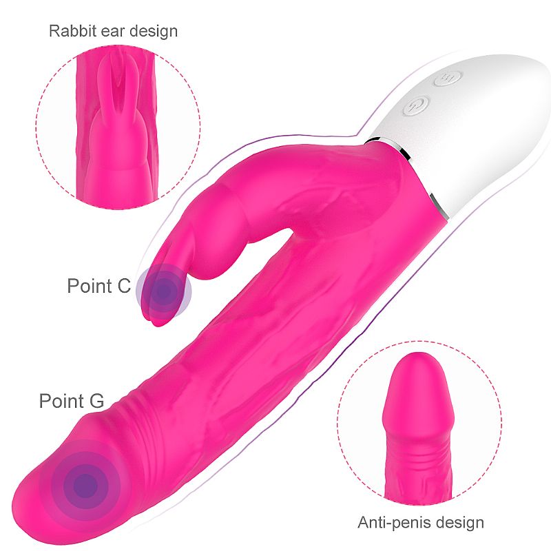 Vibrador Duplo com formato de Pênis Radi - S-Hande