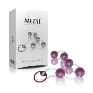 Bolinha Tailandesa De Pompoar - Thai Metal Ball - Lilás - Sexshop