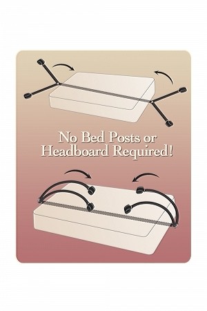 Algemas para cama - BED RESTRAINT BONDAGE KIT - PIPEDREAM - Sexshop