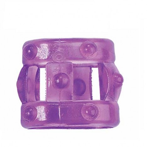 Anel peniano em jelly na cor roxa - Sexshop