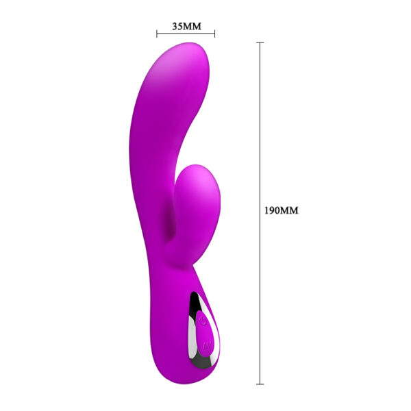 Vibrador Silicone Ponto G 10V Recarregável Honey Pretty love - Sex shop