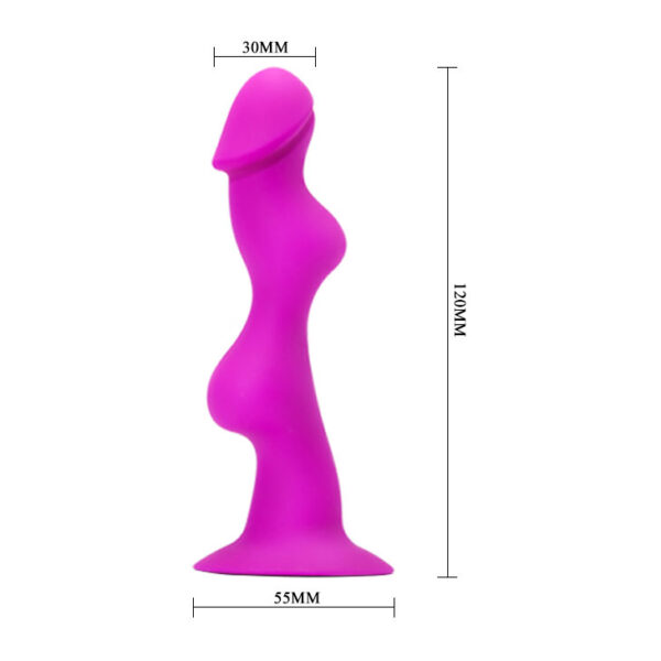 Plug Anal de Silicone ondulado PRETTY LOVE - Sexshop