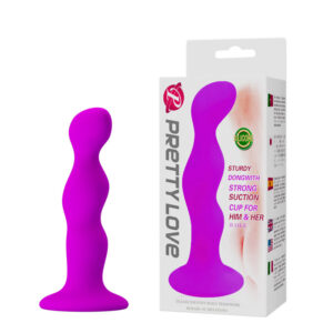 Plug Anal de Silicone Escalonado PRETTY LOVE - Sexshop